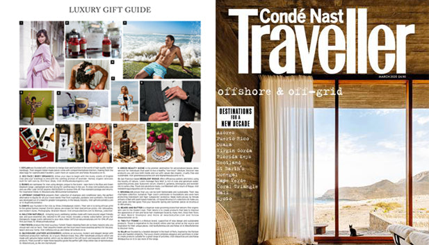 BrunnaCo in Conde Nast Traveller Magazine Spring Edition