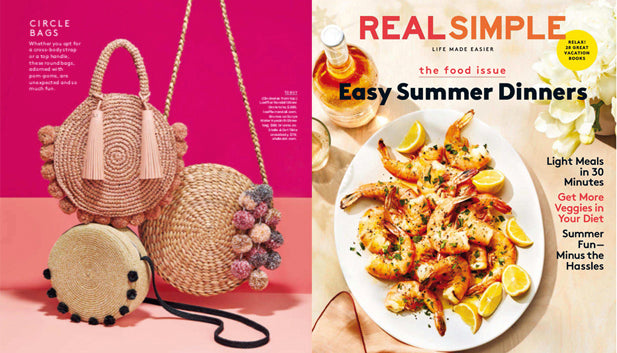 Brunna Surya Bag in REAL SIMPLE Magazine Summer Edition