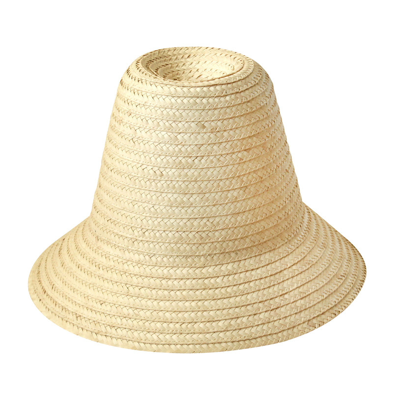 MARGO Palm Straw Hat in Nude