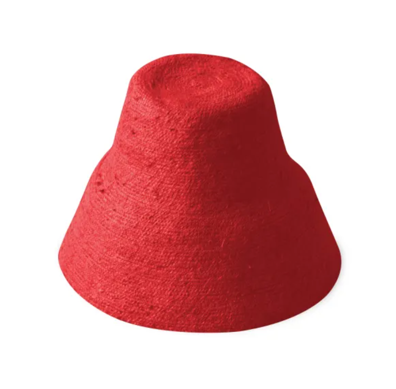 Naomi Jute Bucket Hat in red is designed specifically for the wild at heart with classic sophistication. Enjoy lounging poolside or exploring the city on sun-soaked days as its protective hat brim provides ample shade. Made of natural jute straws which have the perfect weight, this hat will sit comfortably and won't fly away in sudden gusts. It's also very practical to pack in any size luggages and ideal to take on any trips.