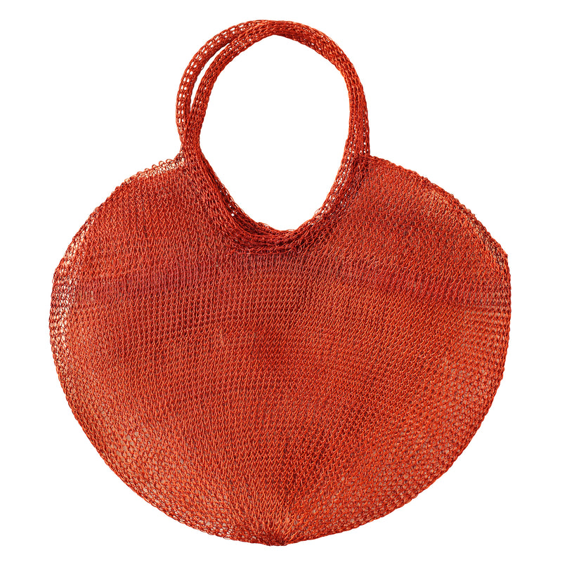 BrunnaCo SOL Wire Mesh Bag in Copper, Summer beach bag, Beach market tote. Precious handwoven tote bag made from stainless metal wire. Made carefully by our artisans in remote villages in Bali, who create the bags from their very own homes. It is a true masterpiece.