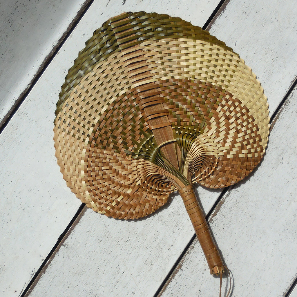 Balinese Woven Hand Fan "Uma"