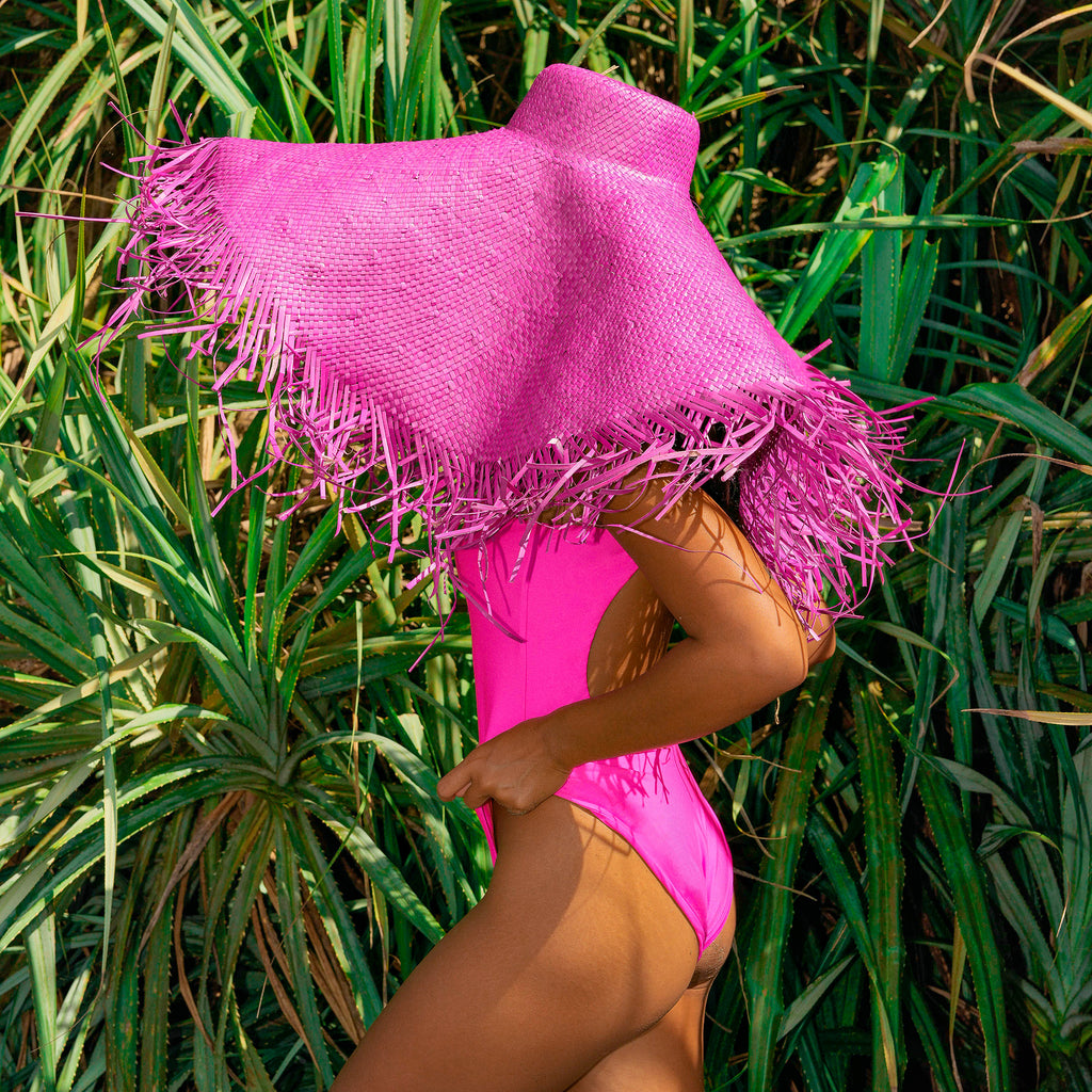 JUPITER Recycled One-piece Swimsuit in Hot Pink